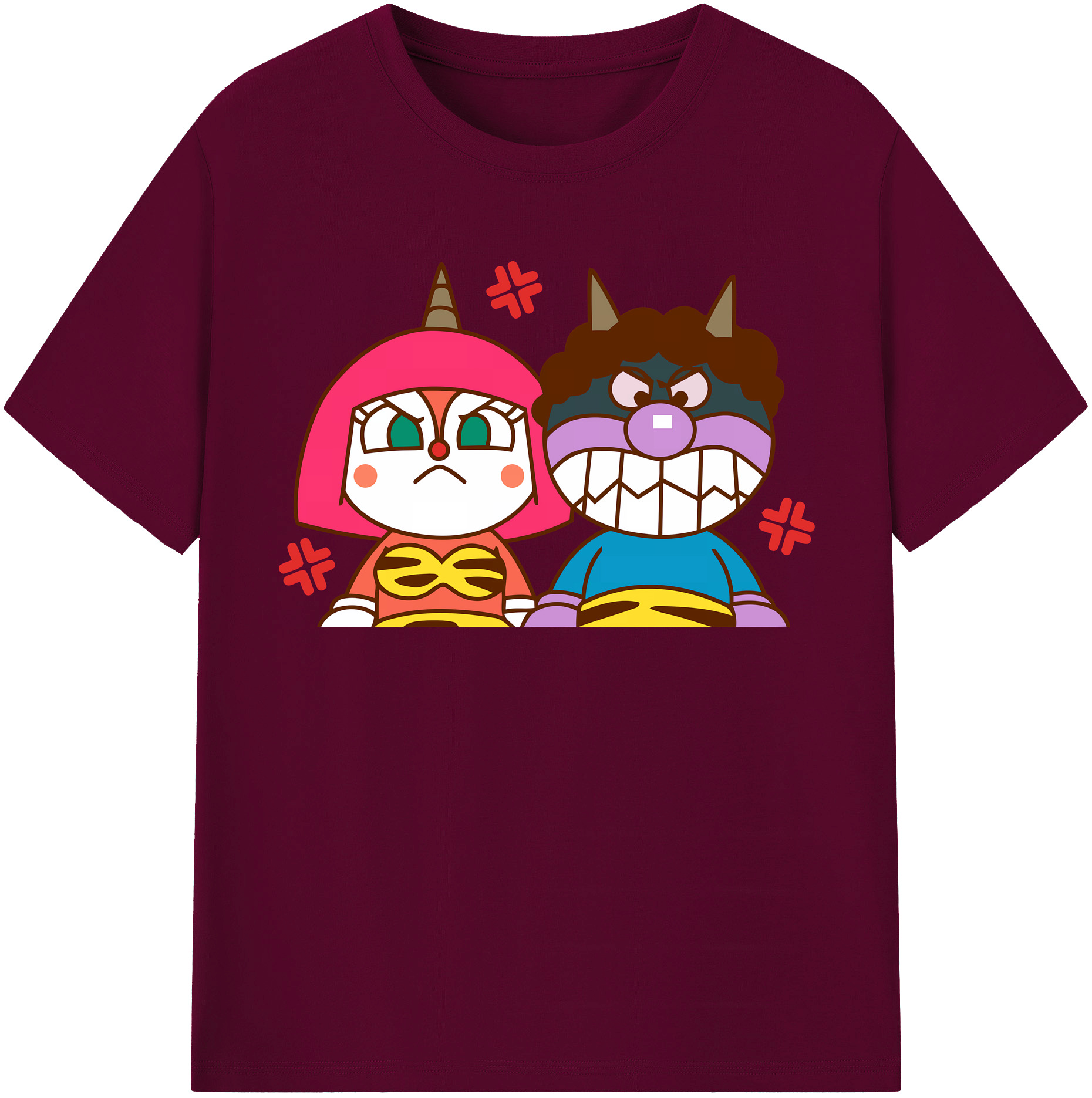（画像用） アンパンマン Anpanman レディースカジュアルプリントTシャツ（綿100％）